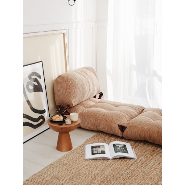 1-sædet sovesofa Fold Kadife - Camel