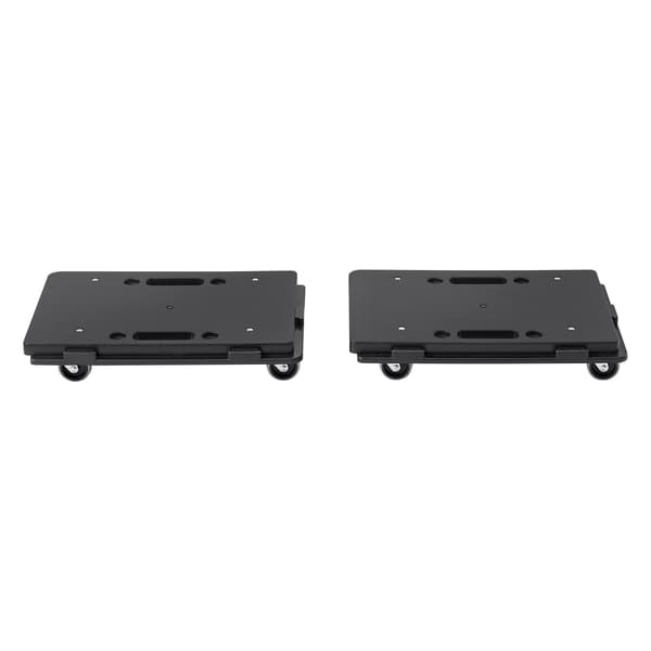 Möbelvagn 2-pack, 500 lb styck, sammankopplande 4-hjulsdrift