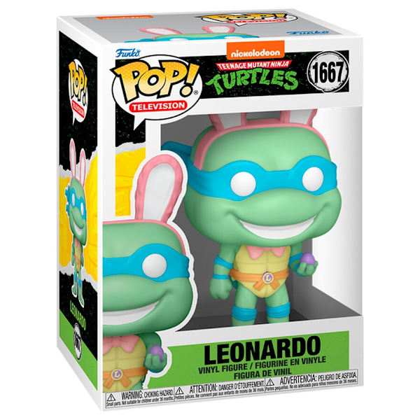 Ninja Turtles Leonardo Easter Egg Legetøj, samlerfigur