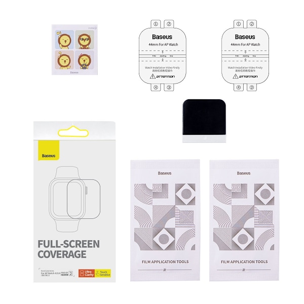 Skärmskyddsfolie för Apple Watch 4/5/6/SE/SE 2 NanoCrystal 44mm SET med 2 st.