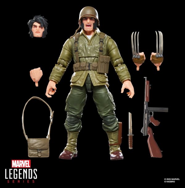 Marvel Legends-serien Wolverine WWII Logan-figur 15 cm