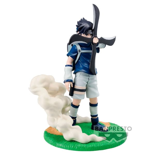 Naruto Shippuden Memorable Saga Sasuke Uchiha figur 12cm