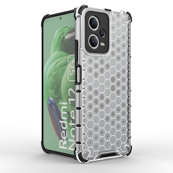 Pansarhybridfodral för Xiaomi Redmi Note 12 5G / Poco X5 5G Honeycomb blå