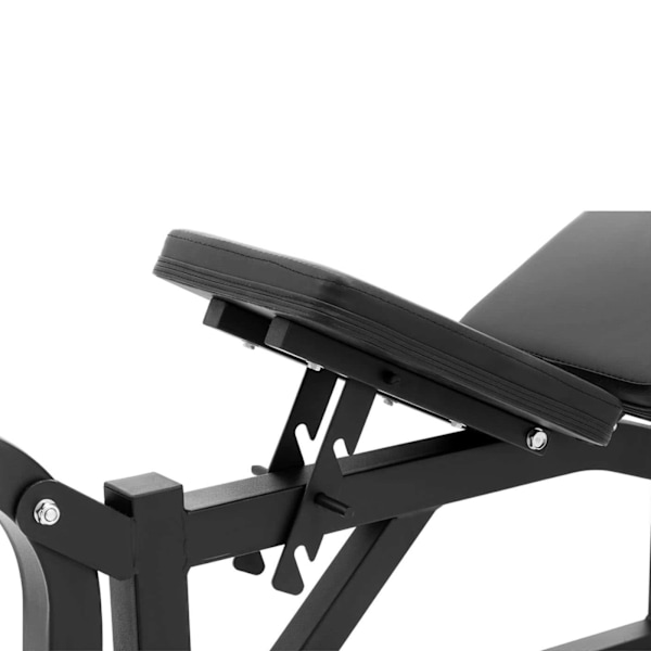 Bänkträningsbänk för skivstång, justerbar upp till 100 kg