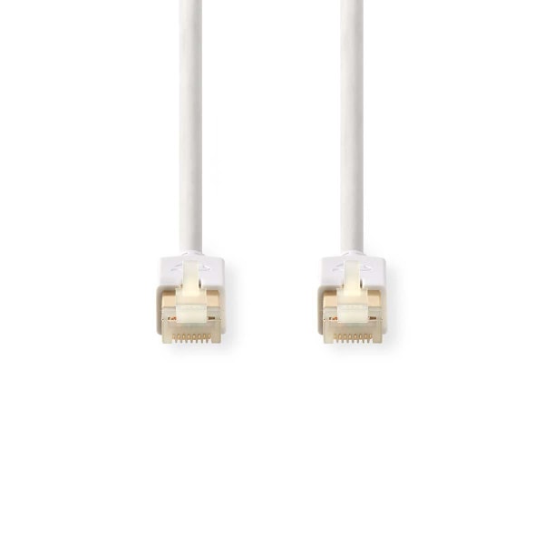 CAT6 Verkkokaapeli | RJ45 uros | RJ45 uros | F/UTP | 5.00 m | Pyöreä | LSZH / PVC | Valkoinen | Ikkunallinen laatikko