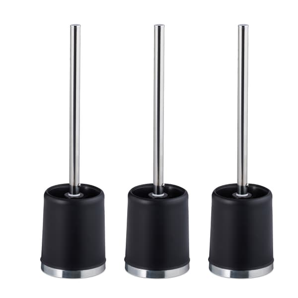 Toalettborsteset med hållare, 3-pack