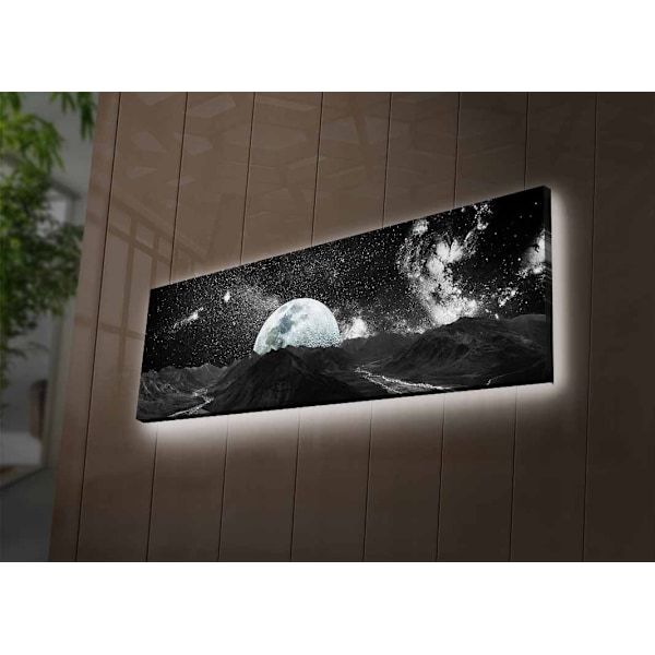 Dekorativ LED-belyst canvasmålning 3090NASA-009