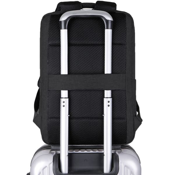 Laptoprygsæk 15,6" Sort, Vandafvisende, Polyester