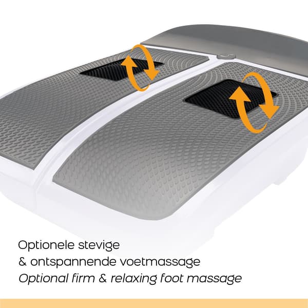 Vibrationsbentræner med akupressurmassage - Sort