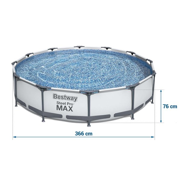 Ramme havepool 366 x 76 cm 16 i 1 Bestway 56416