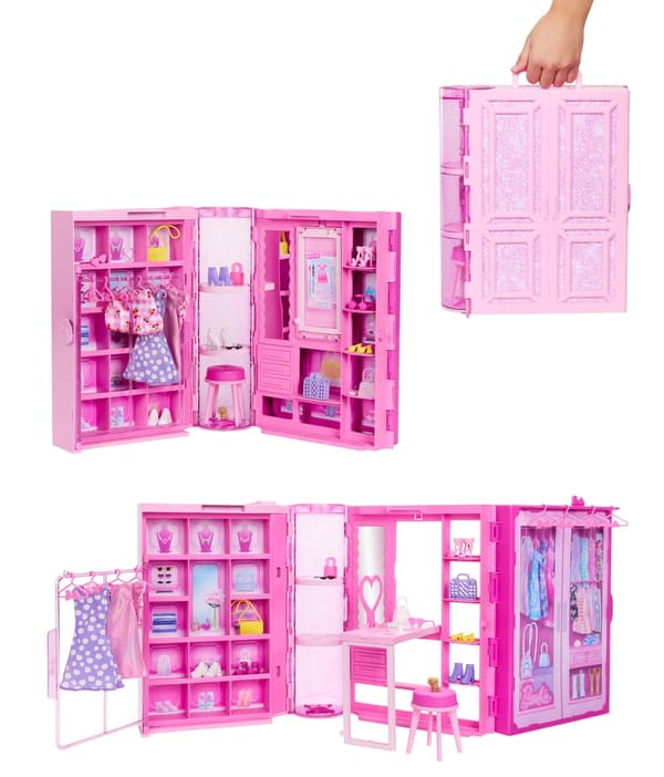 Barbie Mode Sjovt Drømmeskab & Dukke