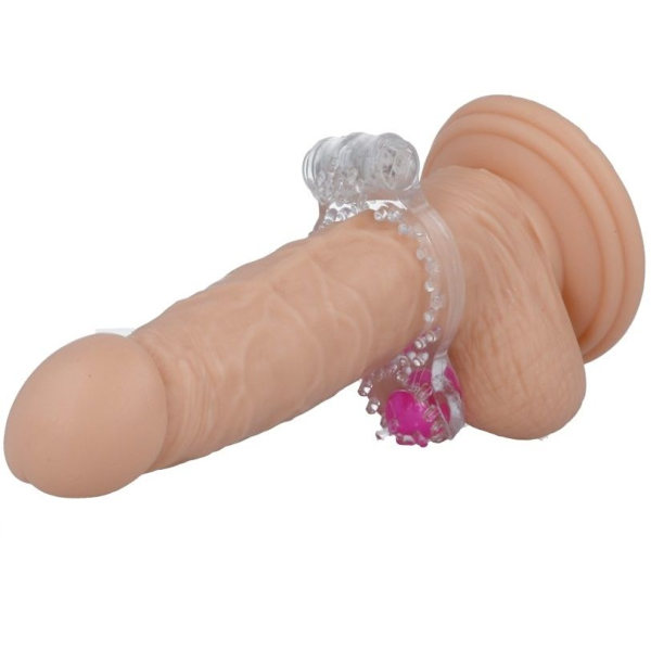 Casual Love - Ring Vibrerande Double Pleasure Transparent