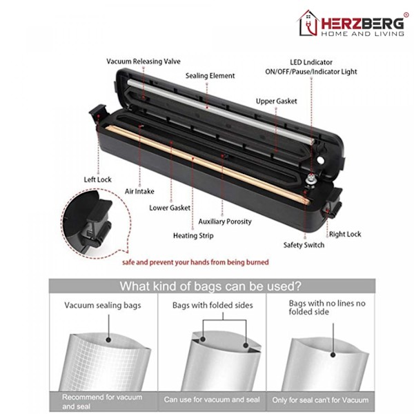 Herzberg vakuumforsegler