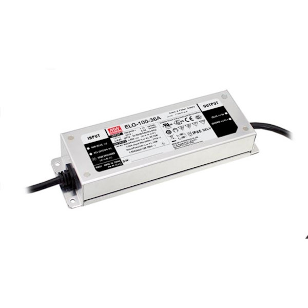 Hakkurivirtalähde - yksi lähtö - 100 W - 24 V - 3 johdin tulo