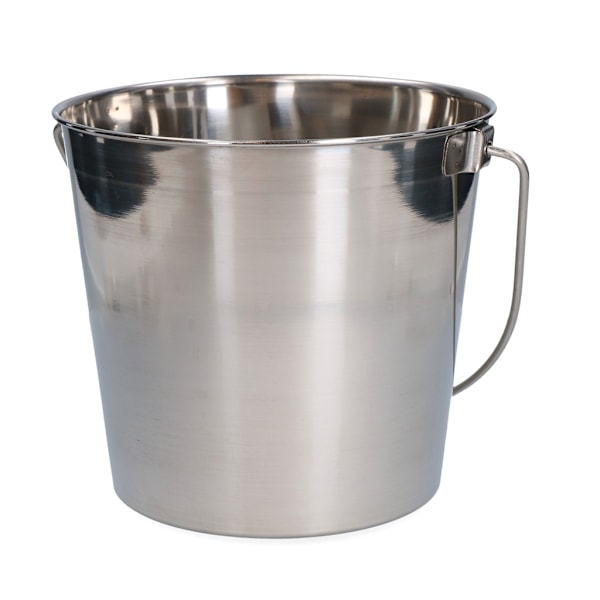 Rostfri hink 5,68ltr med plan sida