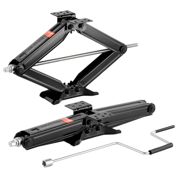 Saksdonkrafte til campingvogne, 5000 lb, 4–23,4 tommer, 2-pak