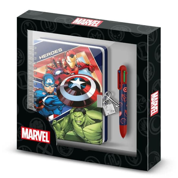 Marvel Avengers Dagbok + penna