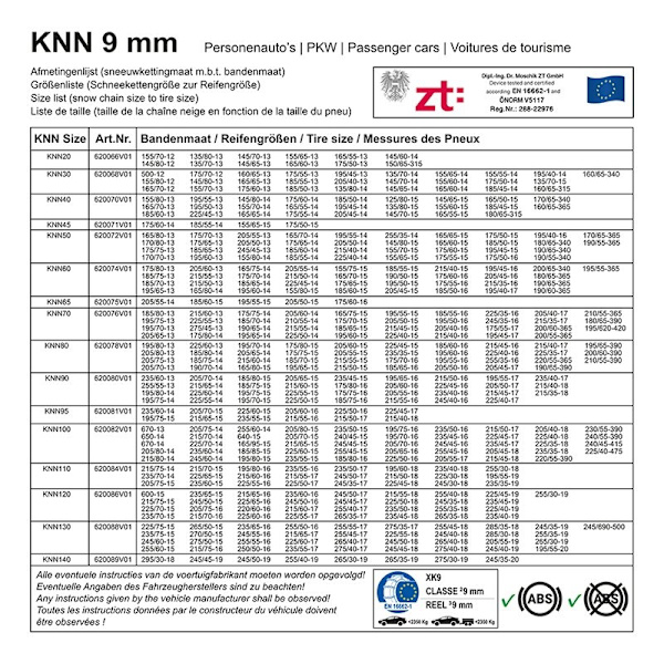 Snekæder 9mm KNN140
