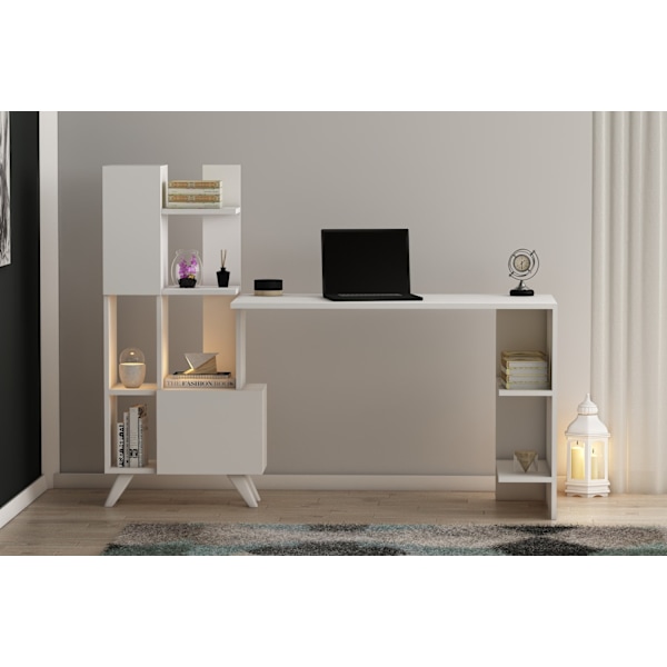 Studiebord Alis - Hvid