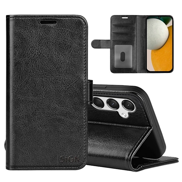 SiGN Wallet etui til Samsung Galaxy A15 - Sort