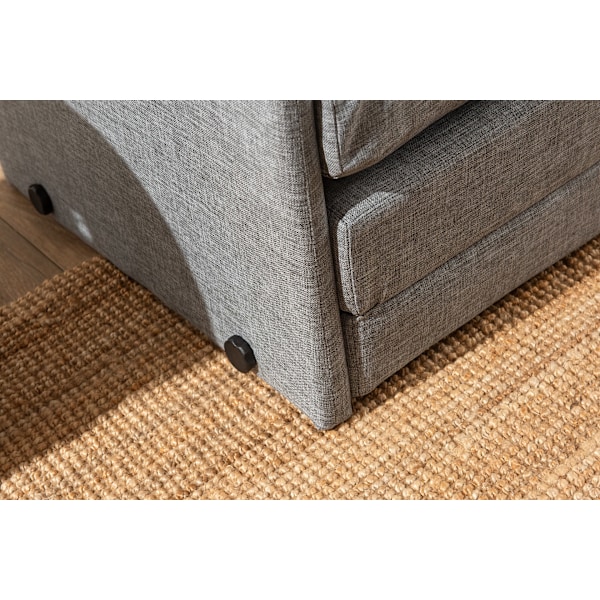 1-sits bäddsoffa Saga Single - ljusgrå
