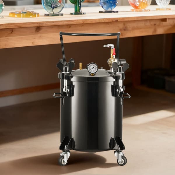 20L trycktank, stål, 3 snabbkopplingar