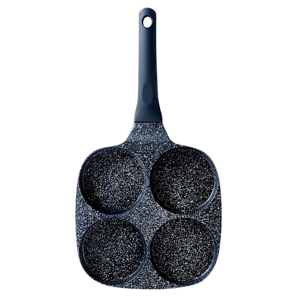 Granitæggeform 4 huller SORT LINE 19 cm