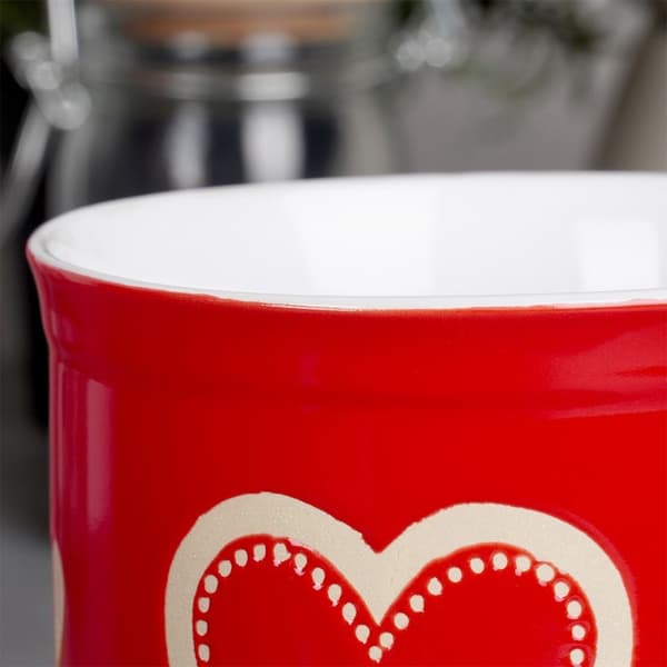 Stort keramikkrus med hank til kaffe og te