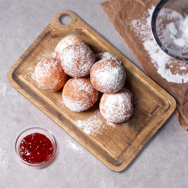 Dumpling og donut kagedåse, stål, 6 cm