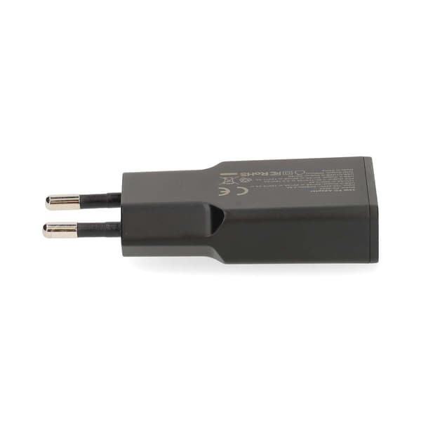 Dual Port GaN vægoplader, 30W, USB-C PD & USB-A Quick Charge