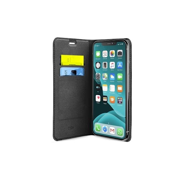 SBS TEBKLITEIP5819K, tegnebog, Apple, Apple iPhone 11 Pro, 14,7 cm (5,8"), sort