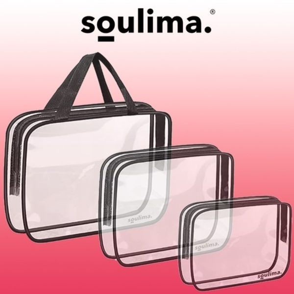 Läpinäkyvä hygienialaukku 3in1 Soulima 21448
