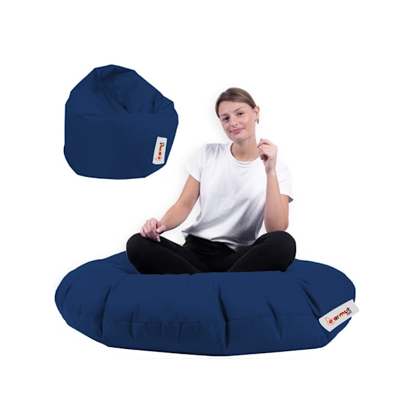 Garden Bean Bag Iyzi 100 Cushion Puf - Mørkeblå