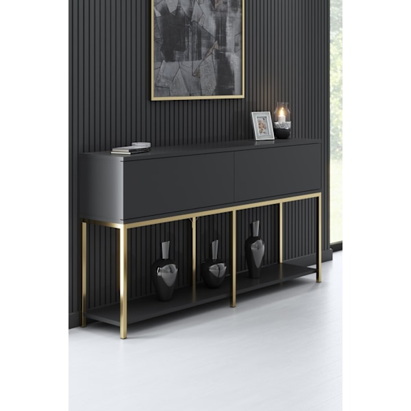 Console Lord - antracit, guld