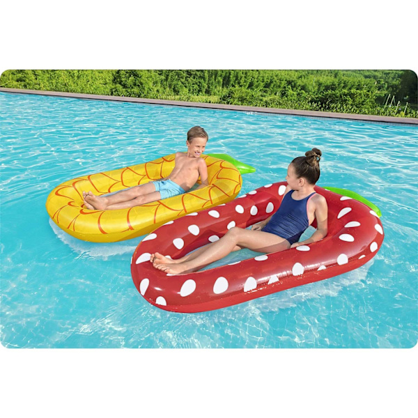 Bestway 43644 ananas oppustelig svømmemadras