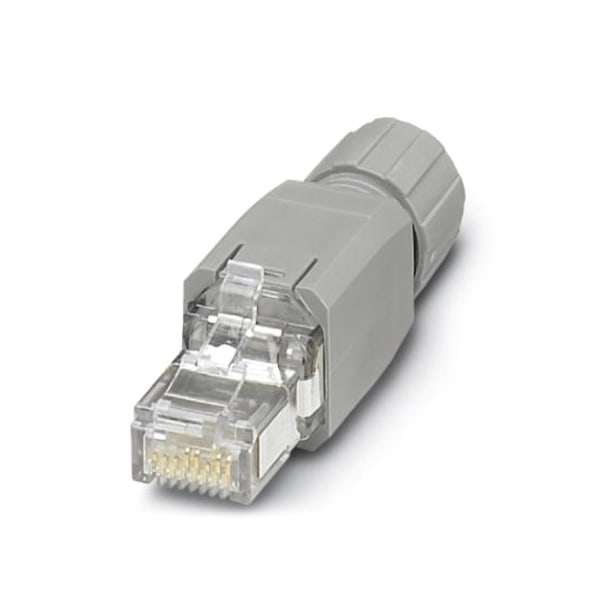Phoenix VS-08-RJ45-5-Q/IP20, RJ-45, Vit, Polyamid, Cat5, Nickel/Guld, IP20