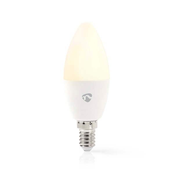 SmartLife Full Färg Glödlampa | Wi-Fi | E14 | 470 lm | 4.9 W | RGB / Varm till cool vit | 2700 - 6500 K | Android™ / IOS | Ljus | 1 st.