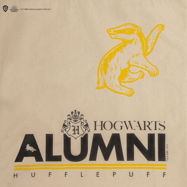 Harry Potter tygväska Alumni Hufflepuff