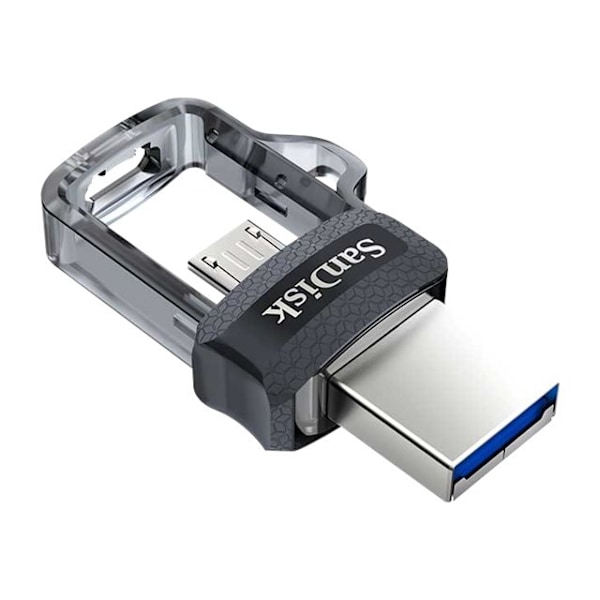 SanDisk Ultra Dual - USB-muistitikku - 64 Gt - USB 3.0 / mikro-USB