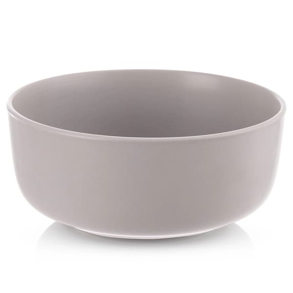 Keramisk skål, grå, 16 cm, 830 ml kapacitet