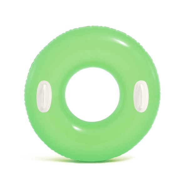 Svømmering med håndtag 76 cm grøn INTEX 59258