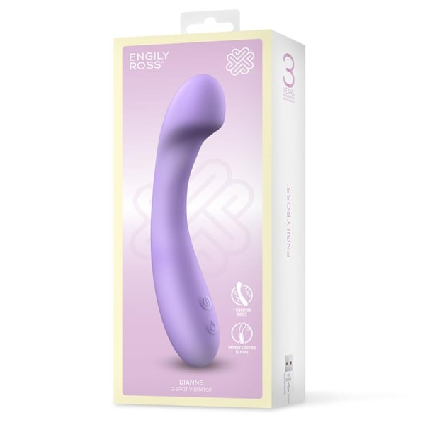 Dianne Vibe Nestemäinen silikoni Unibody G-Spot Taivutettava USB