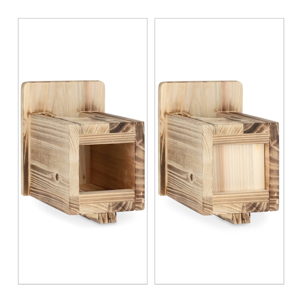 Nestbox Flamed Semi Cavity -kasvattaja