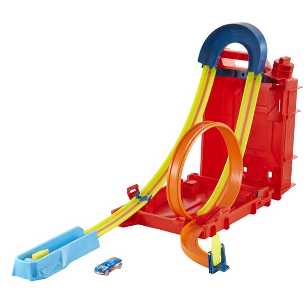 Bränsledunk Stuntbox Lekset med Bana och Bil, 6+
