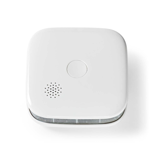 SmartLife Rökdetektor | Wi-Fi | Batteridriven | Givarens livscykel: 10 år | EN 14604 | Max. batteritid: 24 månader | 85 dB | Vit | 1 st