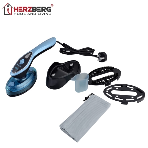Herzberg HG-8056: 2 i 1 bärbart ång- och torrstrykjärn