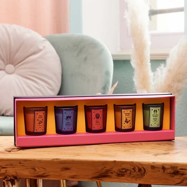Doftljuspresentset, 5-pack, blommiga och orientaliska dofter
