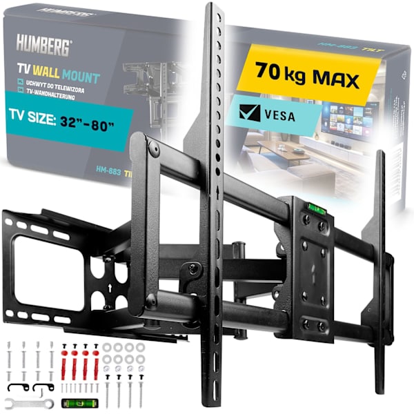 TV-teline 32-80 tuumaa Humberg 70 kg