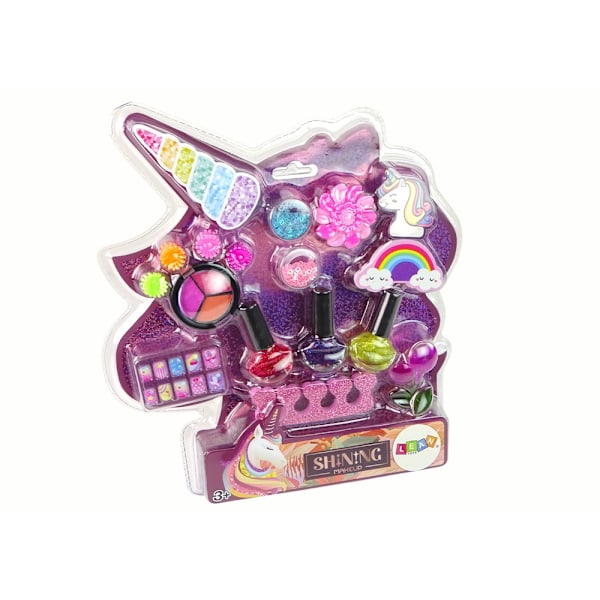 Unicorn Nail Art & Makeup Set: Sparkle with style!