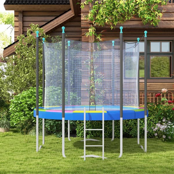 Trampoliinin turvapehmuste, vedenpitävä, repäisyluja, Ø366 cm